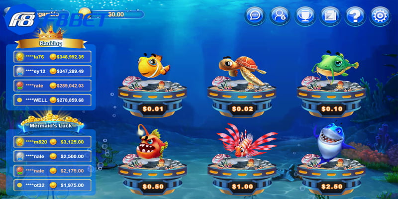 Các vòng chơi hấp dẫn của bắn ca VIP