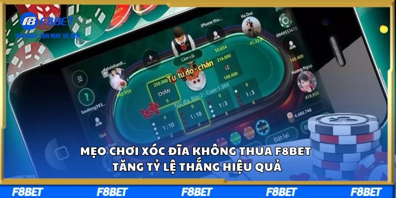 Mẹo Chơi Xóc Đĩa Không Thua F8BET  Tăng Tỷ Lệ Thắng Hiệu Quả