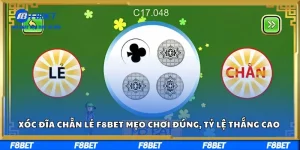 Xóc Đĩa Chẵn Lẻ F8BET Mẹo Chơi Đúng, Tỷ Lệ Thắng Cao
